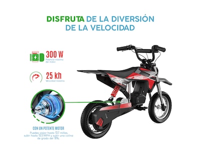 Foto 4 | Motocicleta Eléctrica Level Kids Racer 36v