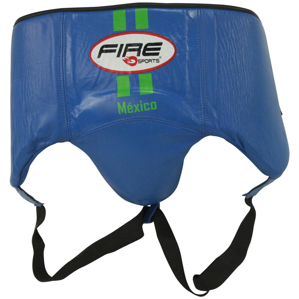 Concha de Piel con Riñonera Fire Sports Varonil Azul Talla Mediana