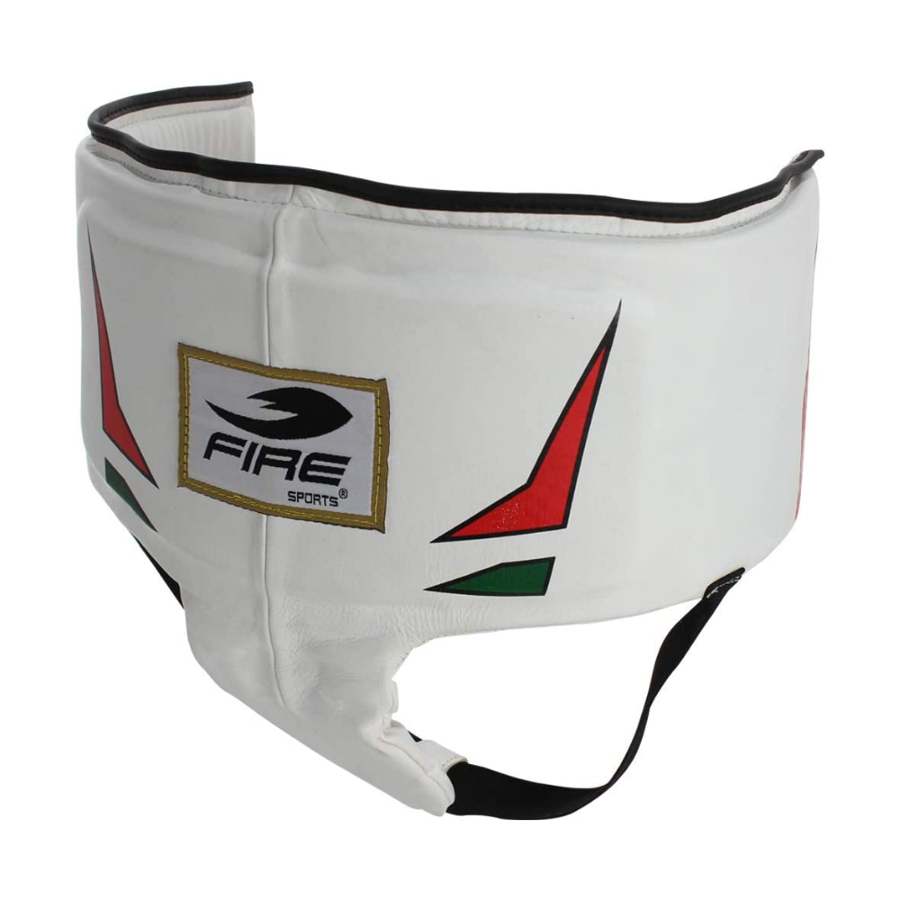 Foto 1 | Concha Protector Pélvica Fire Sports color Blanco Femenil Diseño Tricolor Material Piel T-Xg