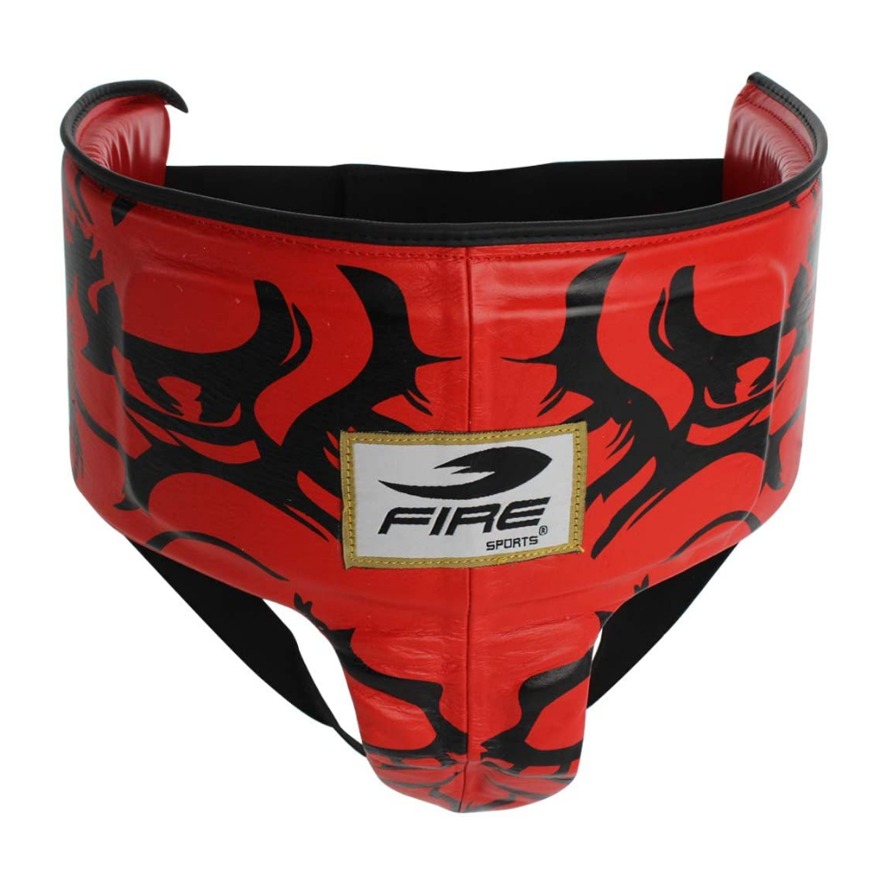 Foto 4 pulgar | Concha Protector Pélvica Fire Sports color Rojo Femenil Diseño Tigre Material Piel T-Xg