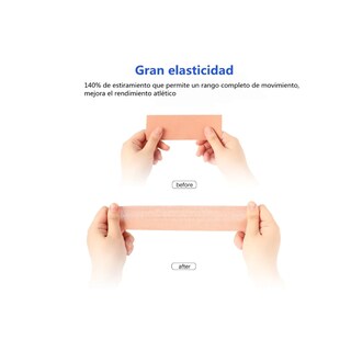 Foto 2 | Cintas Kinesiológicas Malubero para Vendaje Neuromuscular 5 Piezas