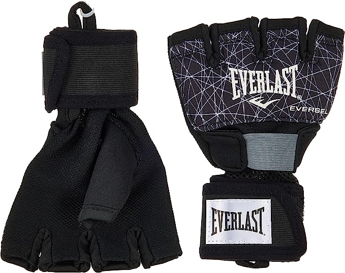 Foto 2 pulgar | Everlast P00001249 Vendas Para Manos Evergel Estampadas Negro L