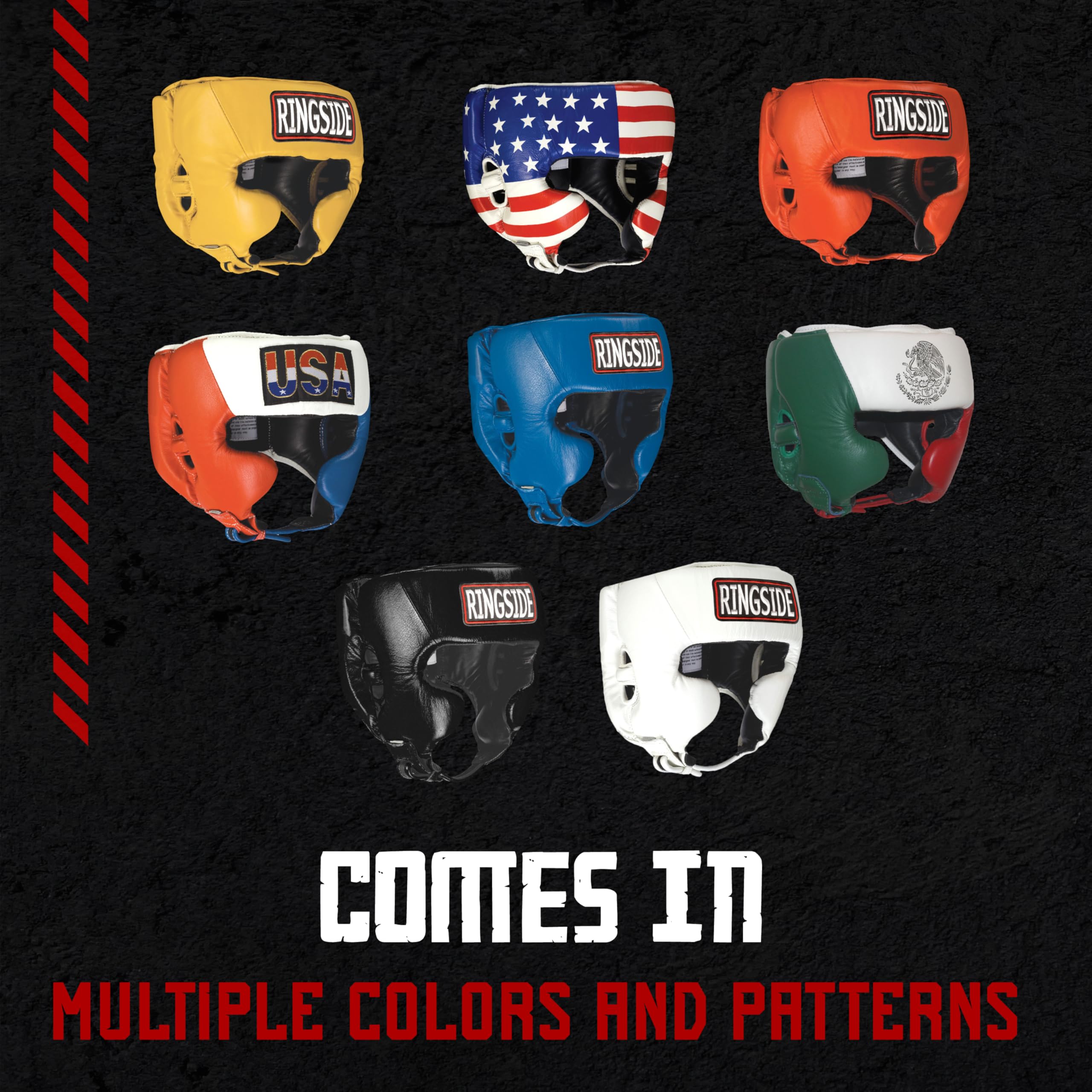 Foto 4 pulgar | Casco De Boxeo Para Competición De Primera Fila  Bandera Mexicana  Talla Xl - Venta Internacional.