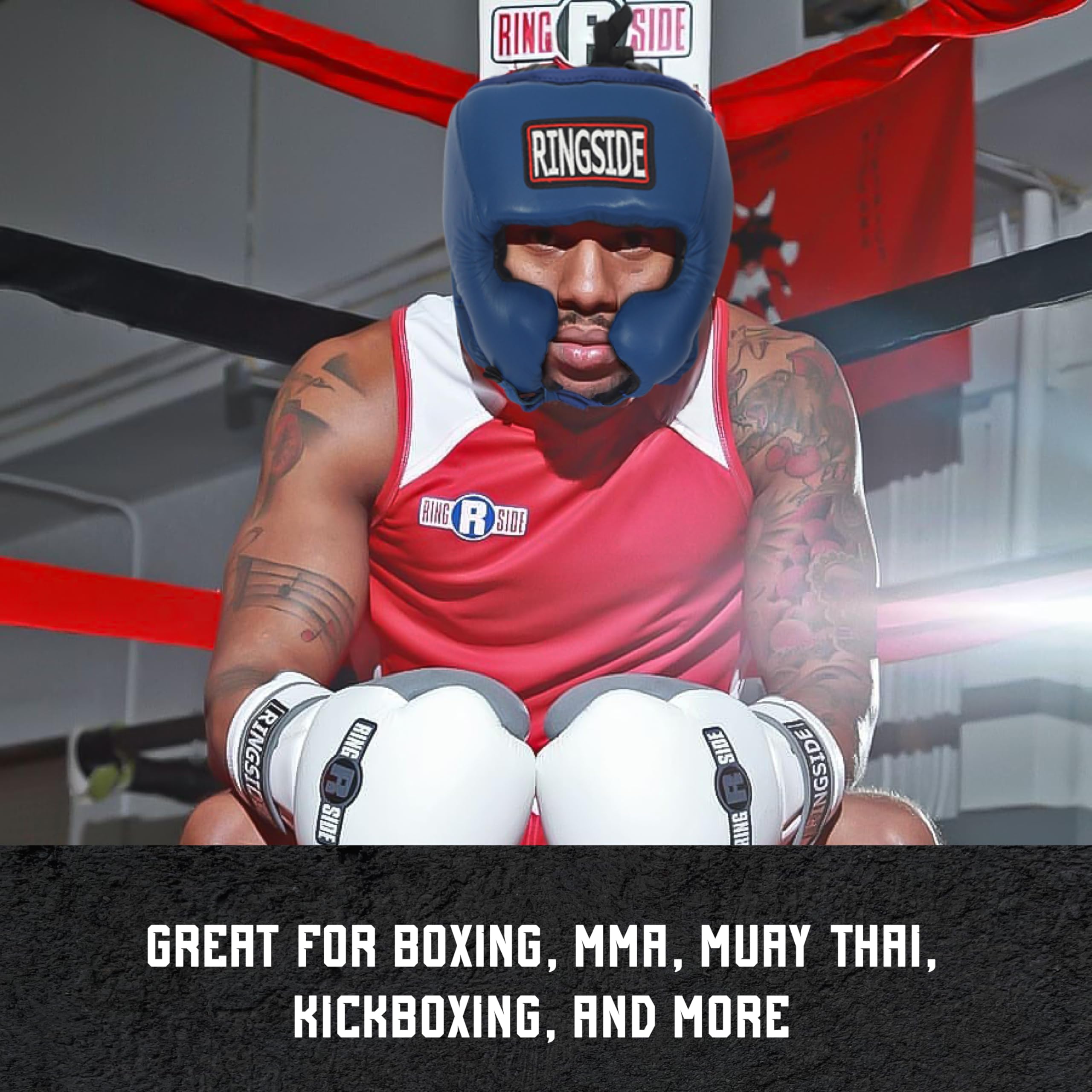 Foto 5 pulgar | Casco De Boxeo Para Competición De Primera Fila  Bandera Mexicana  Talla Xl - Venta Internacional.
