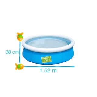 Foto 2 | Alberca Inflable Infantil Bestway 57241 color Azul 152 cm