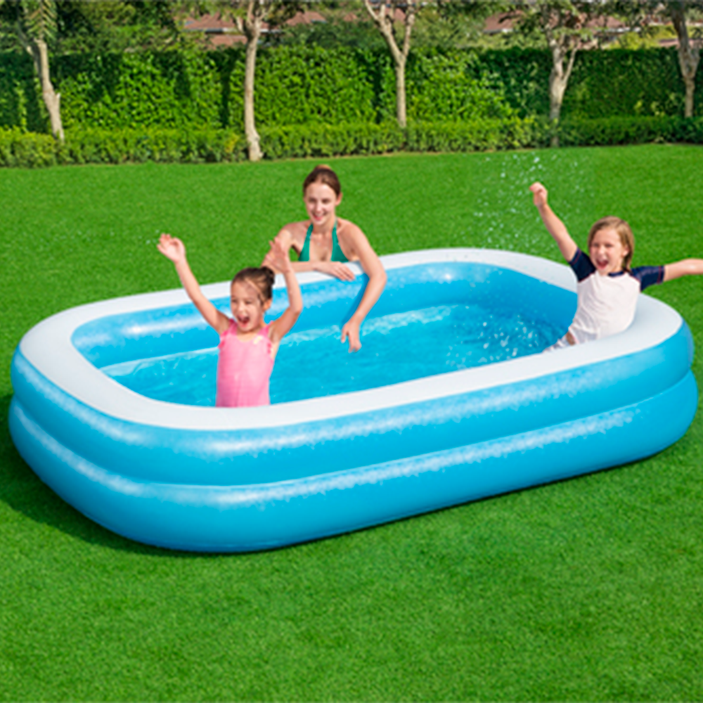 Foto 2 | Alberca Inflable Bestway 54006 Rectangular color Azul