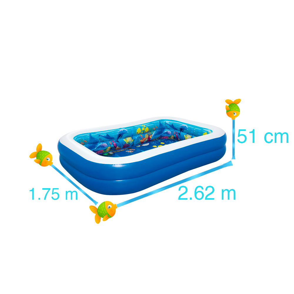 Foto 2 | Alberca Inflable Infantil Bestway 54177 color Azul