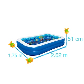 Foto 2 | Alberca Inflable Infantil Bestway 54177 color Azul