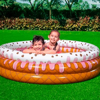 Foto 3 | Alberca Inflable Infantil Bestway 51144 color Rosa 160 cm - Helado