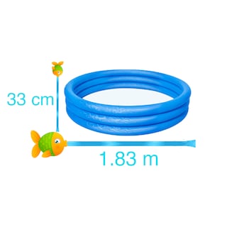 Foto 3 | Alberca Inflable Infantil Bestway 51027-AZ color Azul