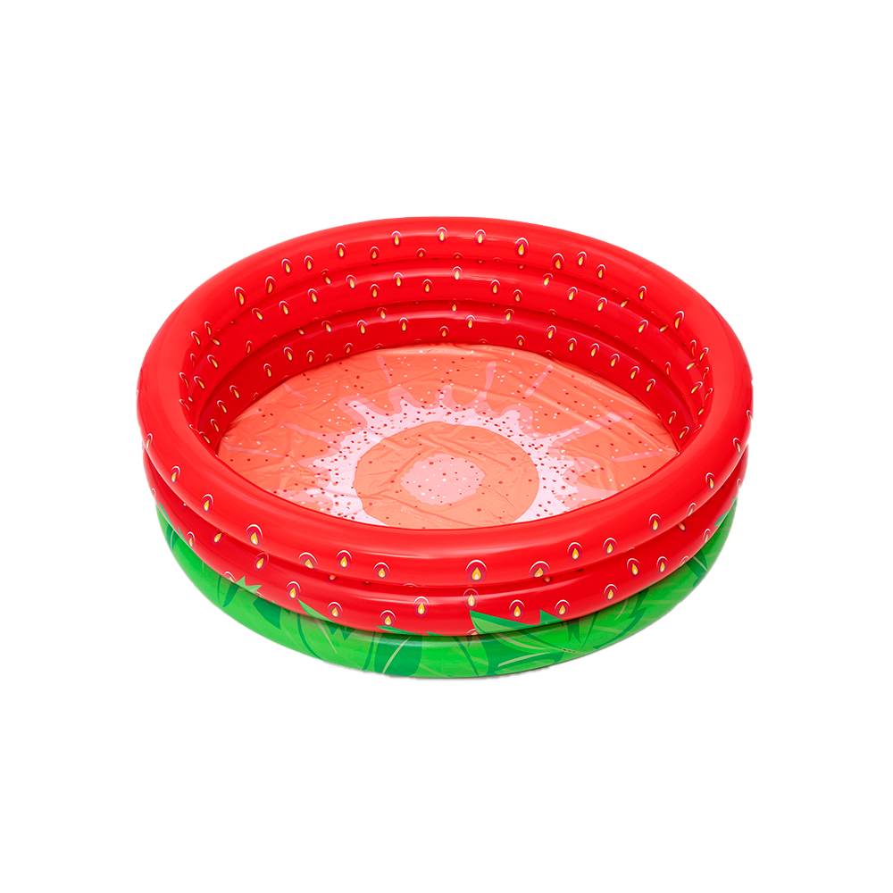 Alberca Inflable Infantil Bestway 51145 color Rojo - Fresa Tropical