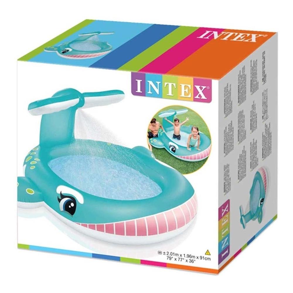 Foto 5 | Alberca Inflable para Niños Intex 57440 con Aspersor - Ballena