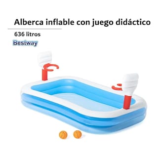Foto 2 | Alberca Inflable para Niños Bestway 54122 - Juego Acuático