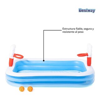 Foto 3 | Alberca Inflable para Niños Bestway 54122 - Juego Acuático