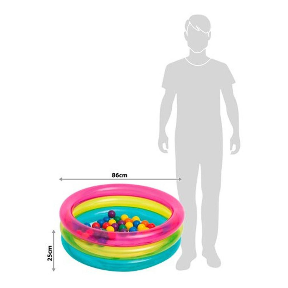 Foto 3 | Alberca Inflable Intex 48674NP Multicolor + 50 Pelotas