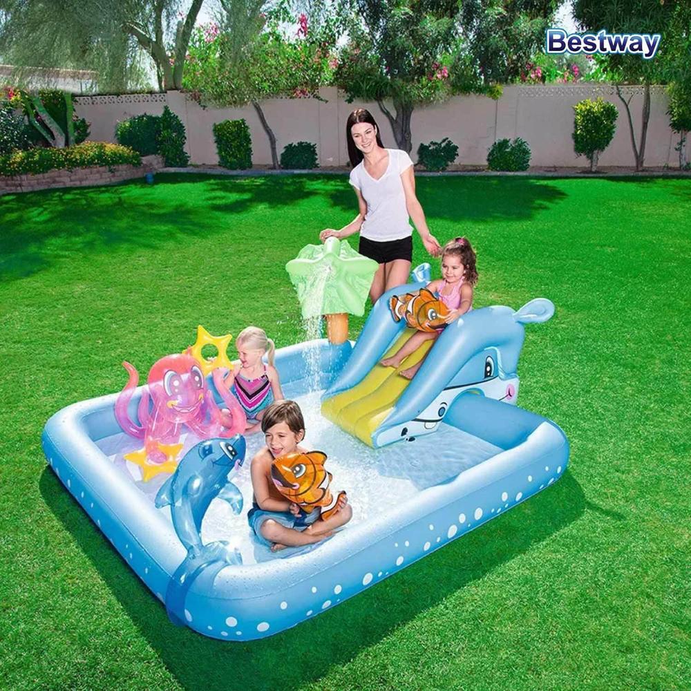 Foto 8 pulgar | Alberca Inflable Infantil Bestway 53052 Multicolor + Accesorios