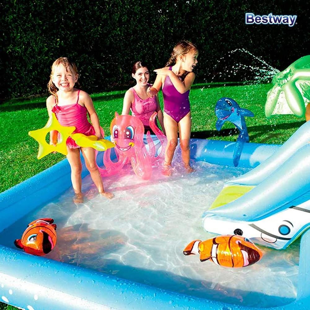 Foto 9 pulgar | Alberca Inflable Infantil Bestway 53052 Multicolor + Accesorios