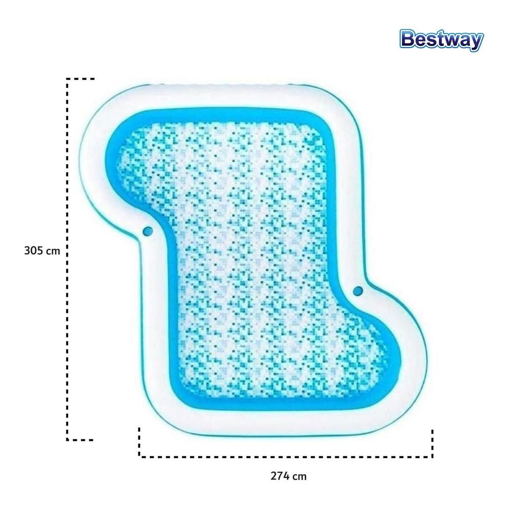 Foto 6 pulgar | Alberca Inflable Bestway 54321 color Azul