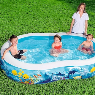 Foto 3 | Alberca Inflable Infantil Bestway 54118 color Azul Ovalada