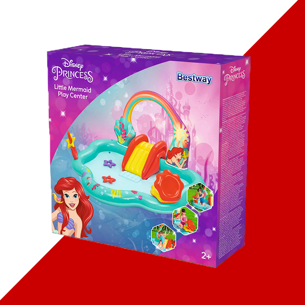 Foto 5 pulgar | Parque Acuático Inflable Disney 91097 Multicolor - Sirenita