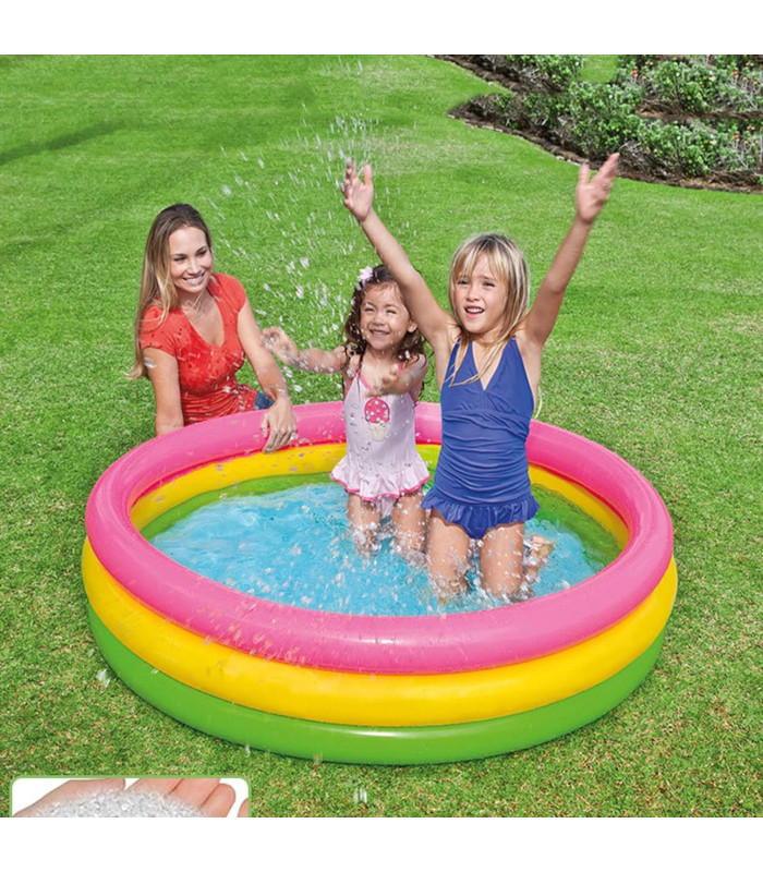 Foto 5 pulgar | Bañera Inflable Tina 150cm Niños Portátil Piscina para Bebé