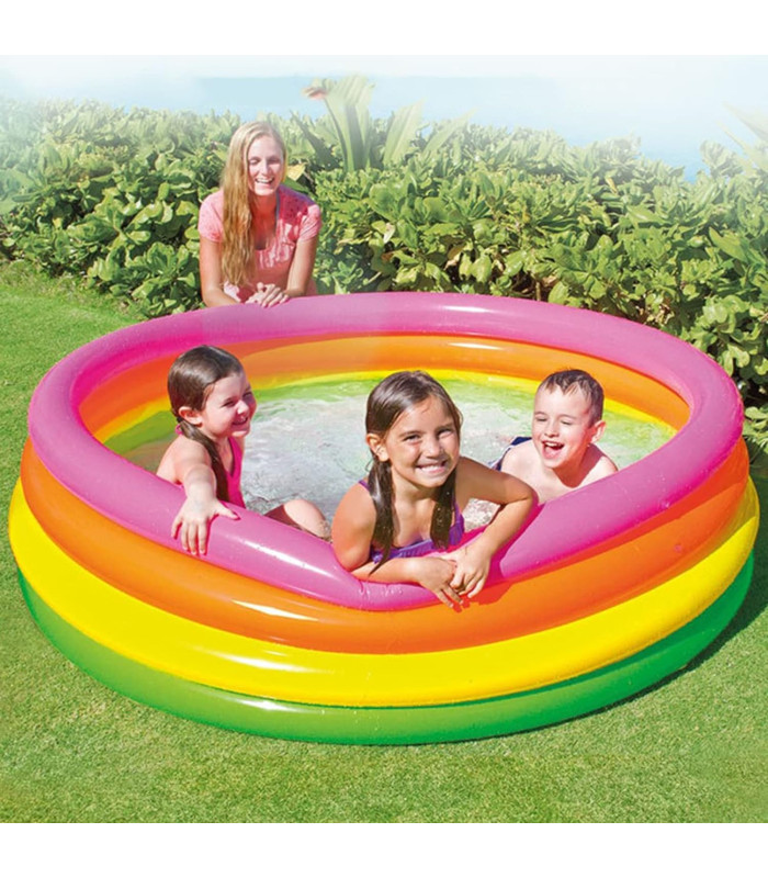 Foto 6 pulgar | Bañera Inflable Tina 150cm Niños Portátil Piscina para Bebé