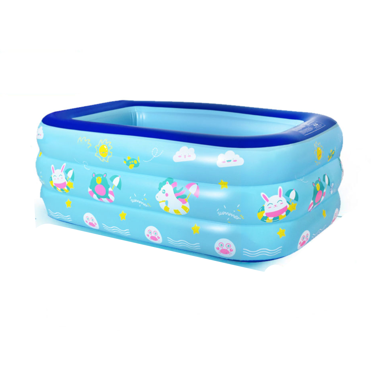 Piscina Inflable Azul para Niños 130 x 90 x 50 cm