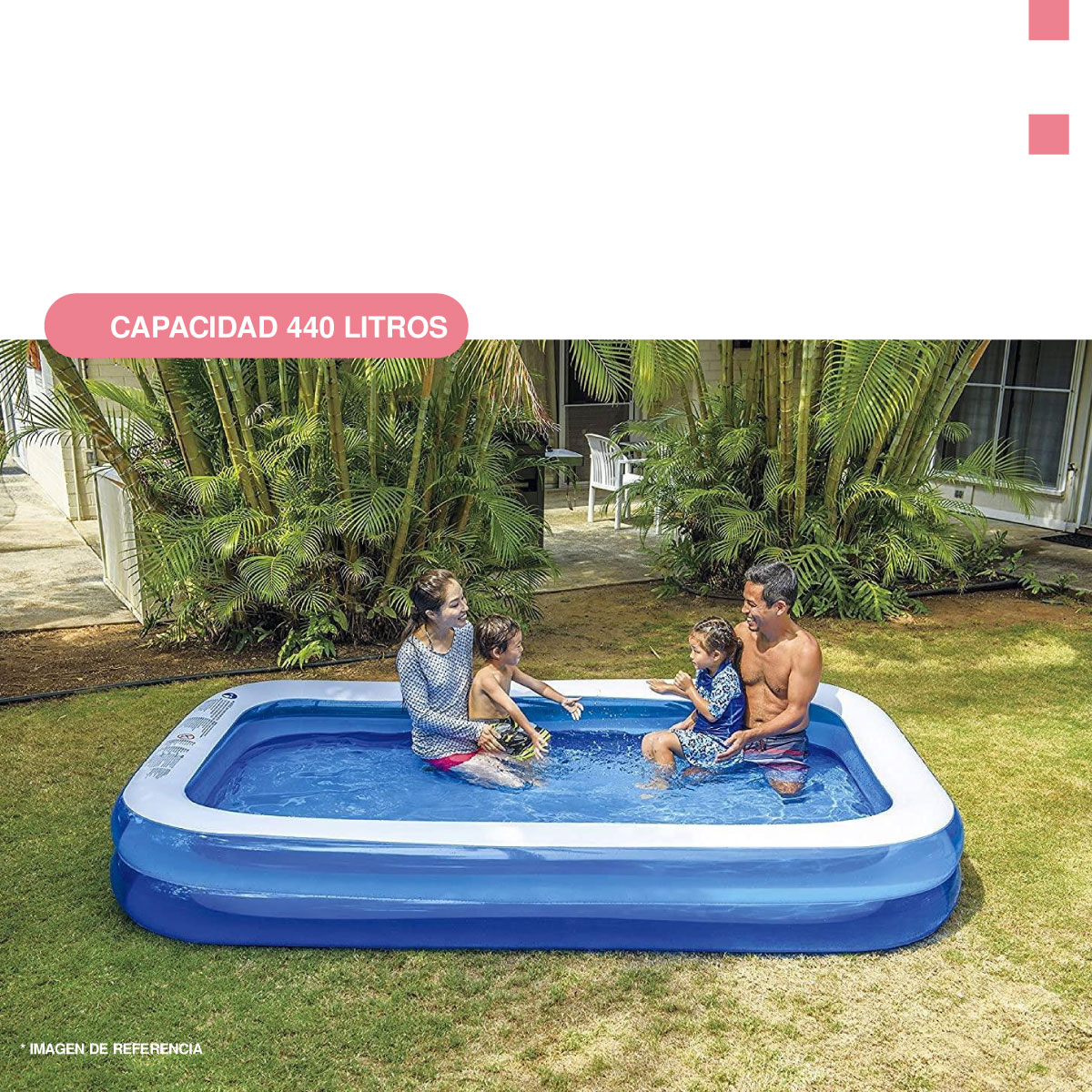 Foto 4 pulgar | Piscina Rectangular Yei Inflable