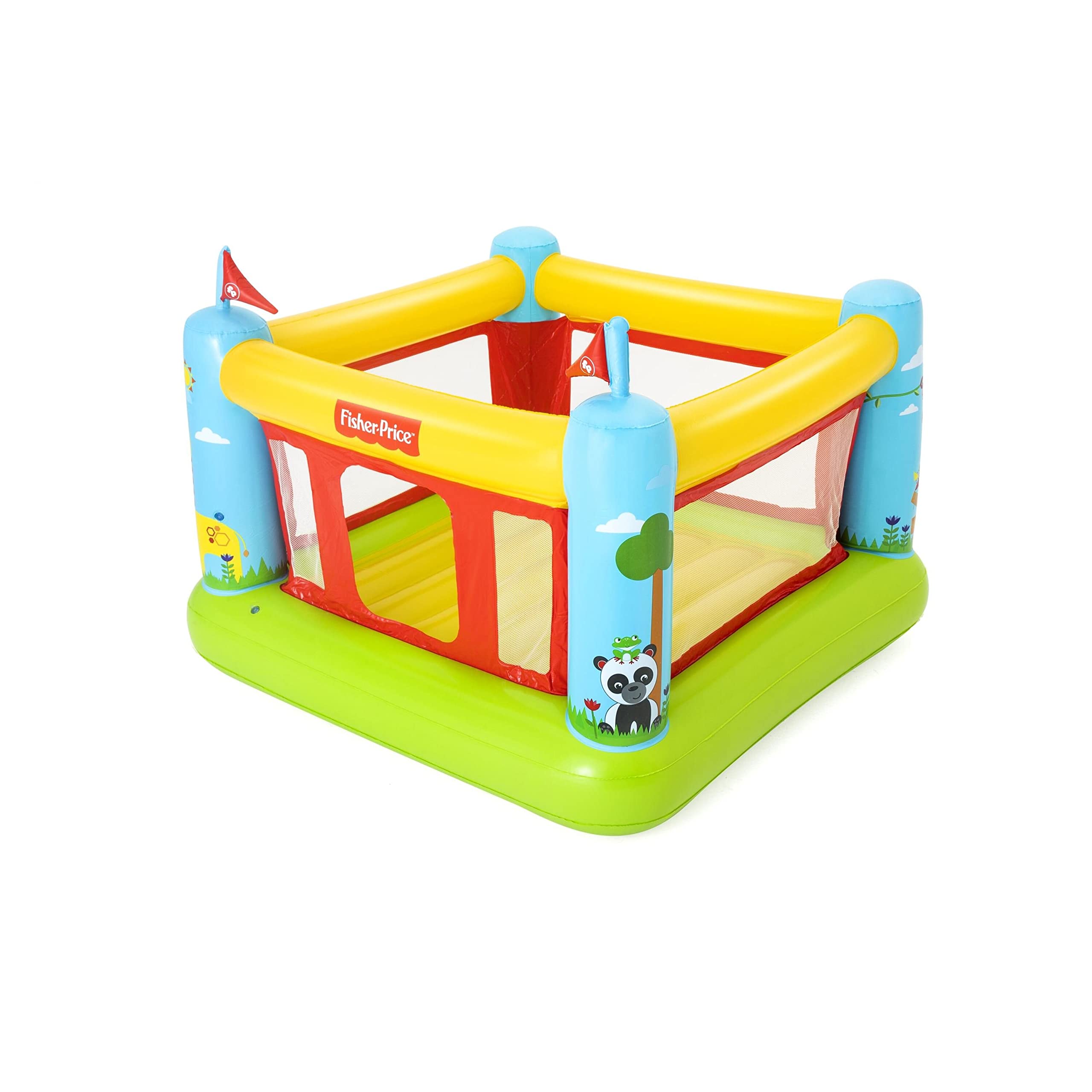 Foto 2 pulgar | Hamaca Inflable Fisher-price Bouncetastic Para Niños Mayores De 3 Años - Venta Internacional.