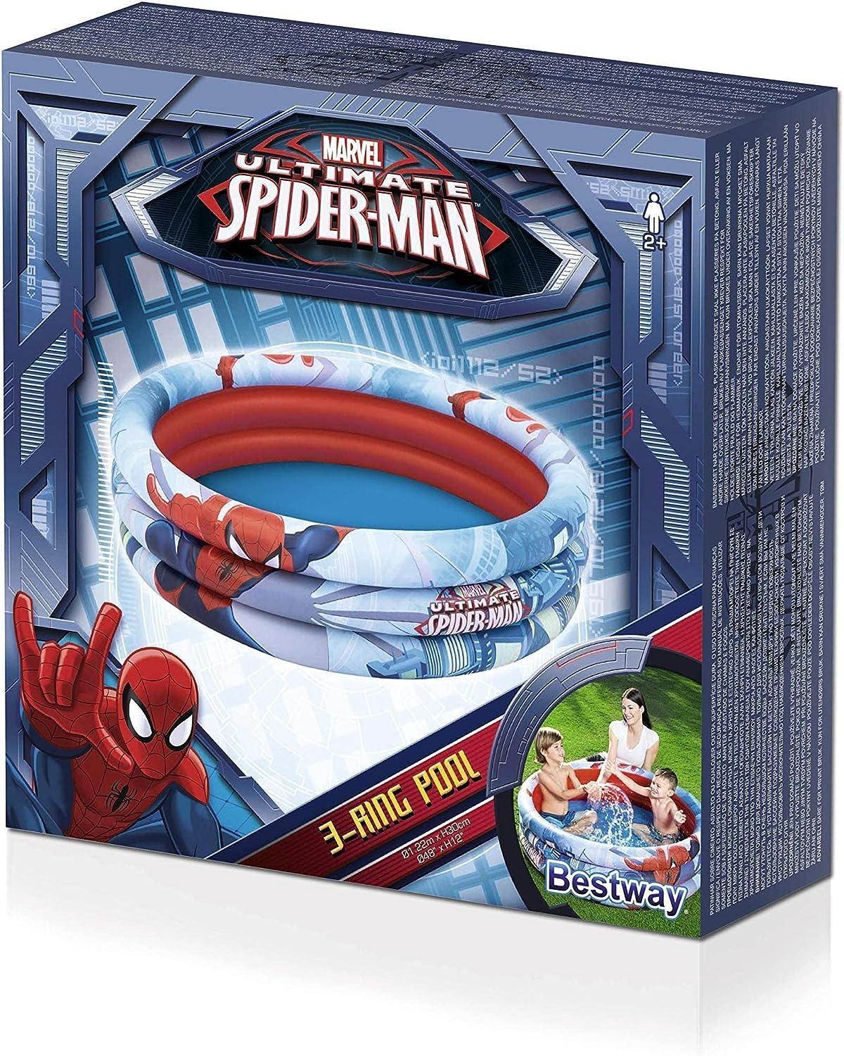 Foto 2 pulgar | Alberca Inflable Redonda Bestway Marvel Ultimate Spider-Man Multicolor