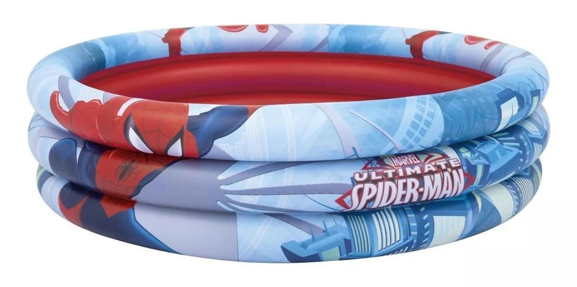 Foto 4 pulgar | Alberca Inflable Redonda Bestway Marvel Ultimate Spider-Man Multicolor