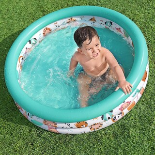 Foto 7 | Alberca Inflable Infantil Bestway Diseño Safari 102 Cm