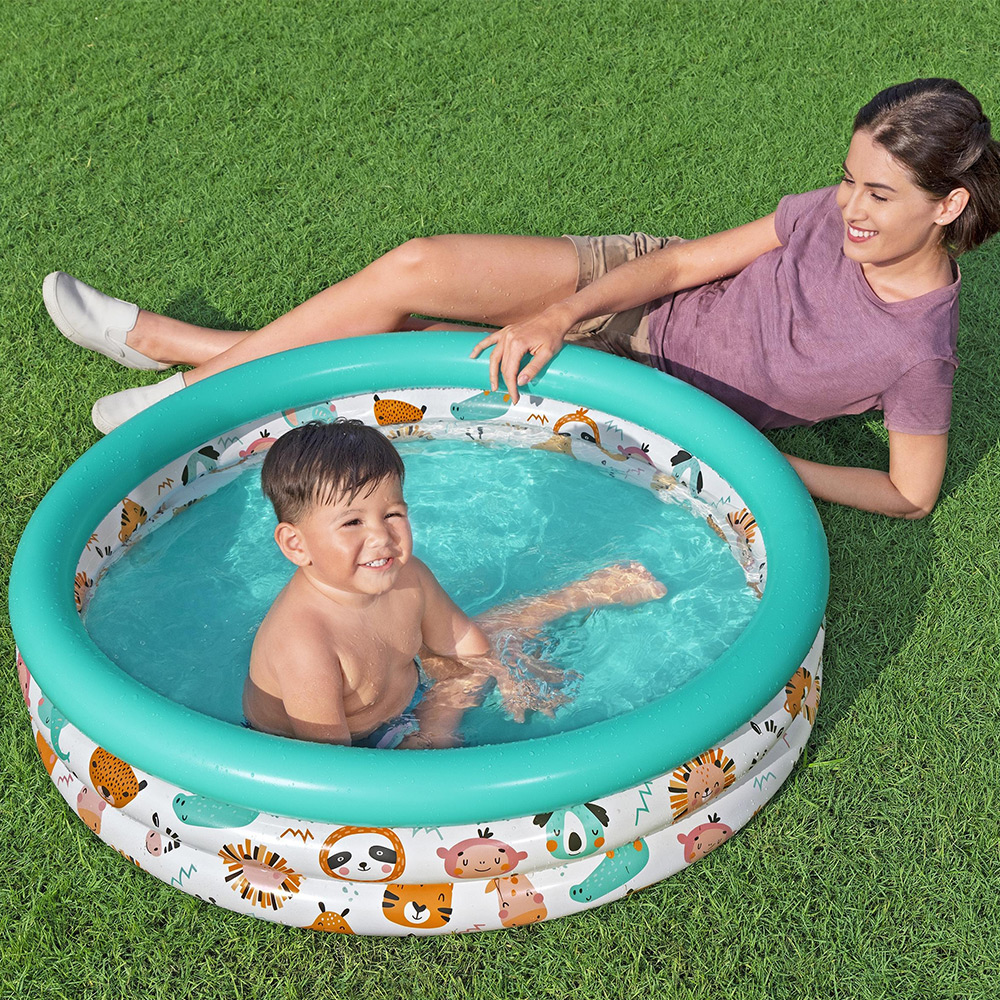 Foto 8 | Alberca Inflable Infantil Bestway Diseño Safari 102 Cm
