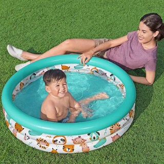Foto 8 | Alberca Inflable Infantil Bestway Diseño Safari 102 Cm