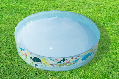 Foto 3 | Piscina Alberca Pared Rigida Diseño Mundo Marino 120 Cm X 25 Cm