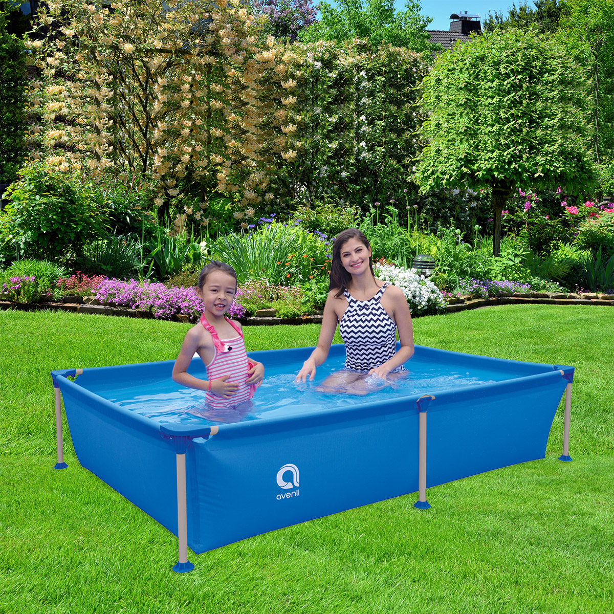 Foto 6 | Piscina Alberca Estructural Rectangular Steel Frame Pools 1.88 M X 1.27 M X 42 Cm
