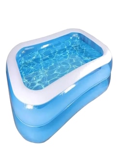Foto 3 | Alberca Inflable Rectangular + Termo De Agua Güish