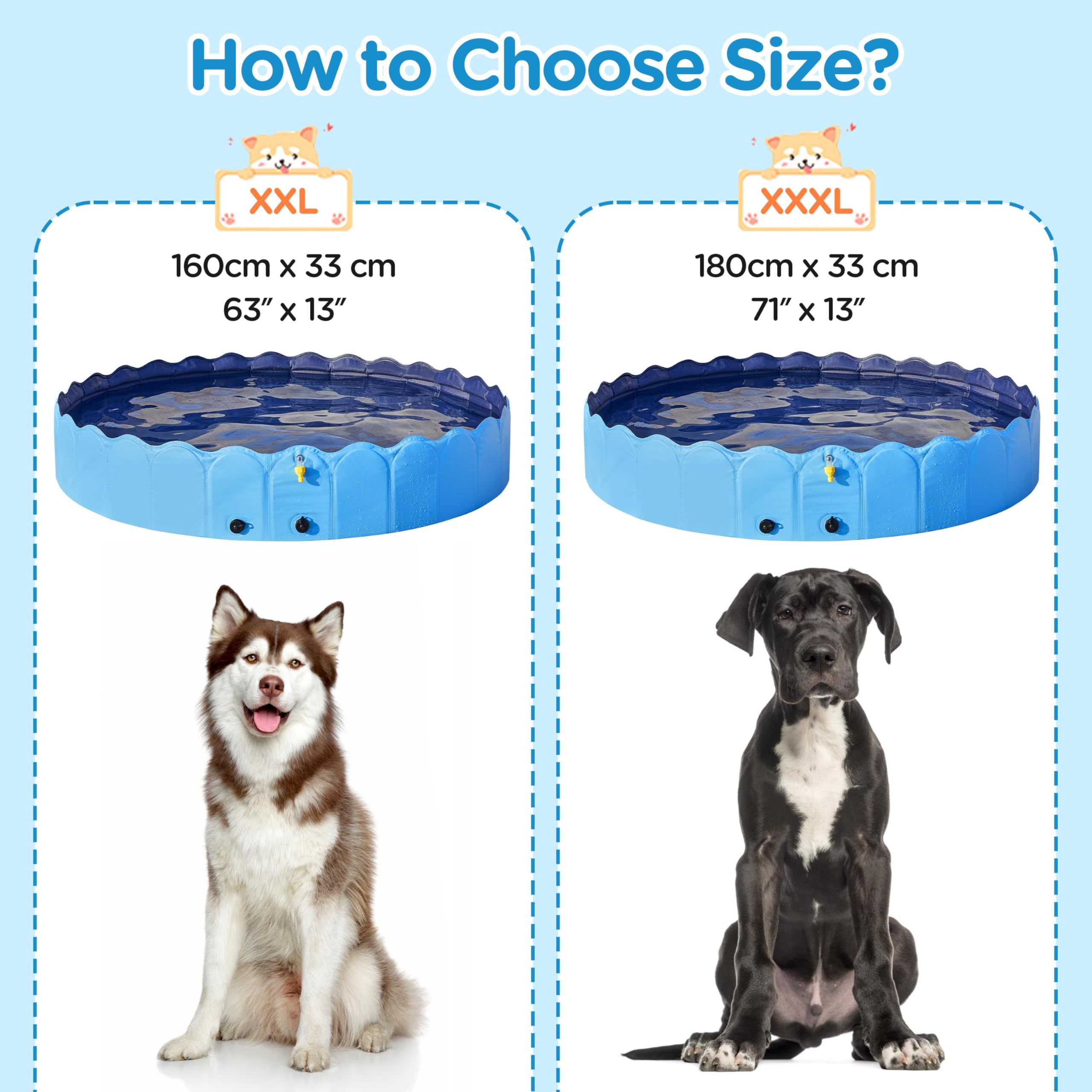 Foto 6 pulgar | Bañera Para Perros Yaheetech, Plegable Y Plegable Con Rociador, Color Azul - Venta Internacional.