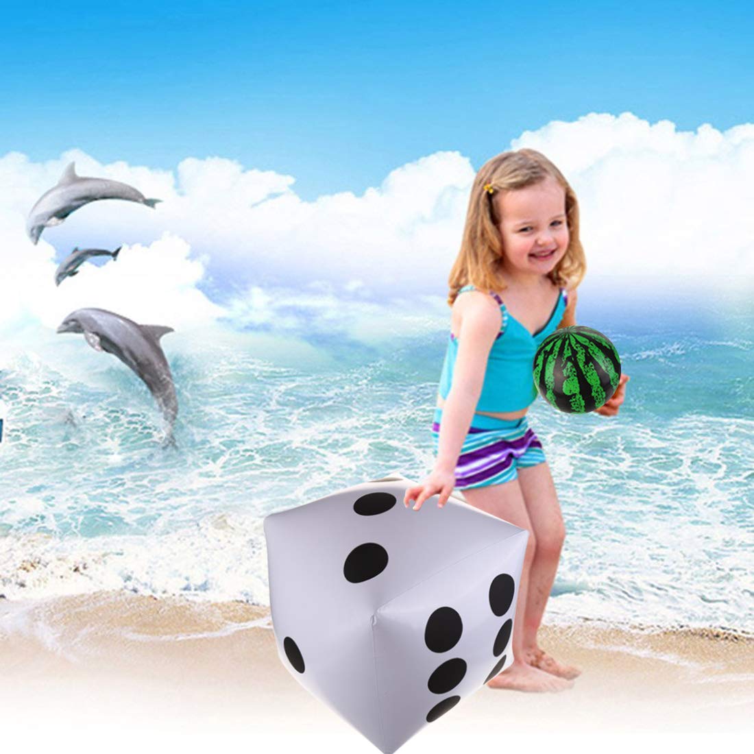 Foto 2 | Inflable de Dado Ccinee 35 cm - Venta Internacional