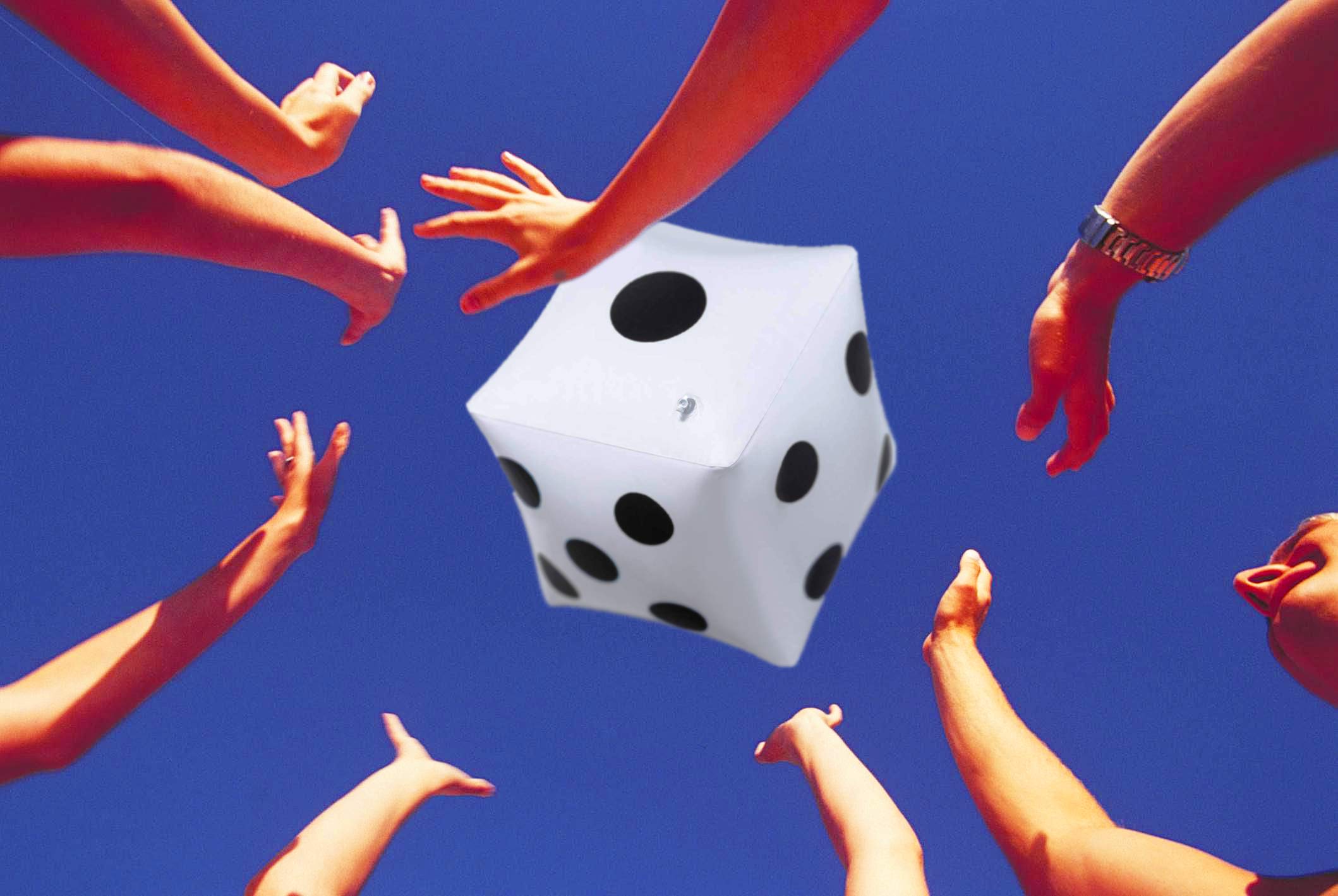 Foto 4 pulgar | Inflable de Dado Ccinee 35 cm - Venta Internacional