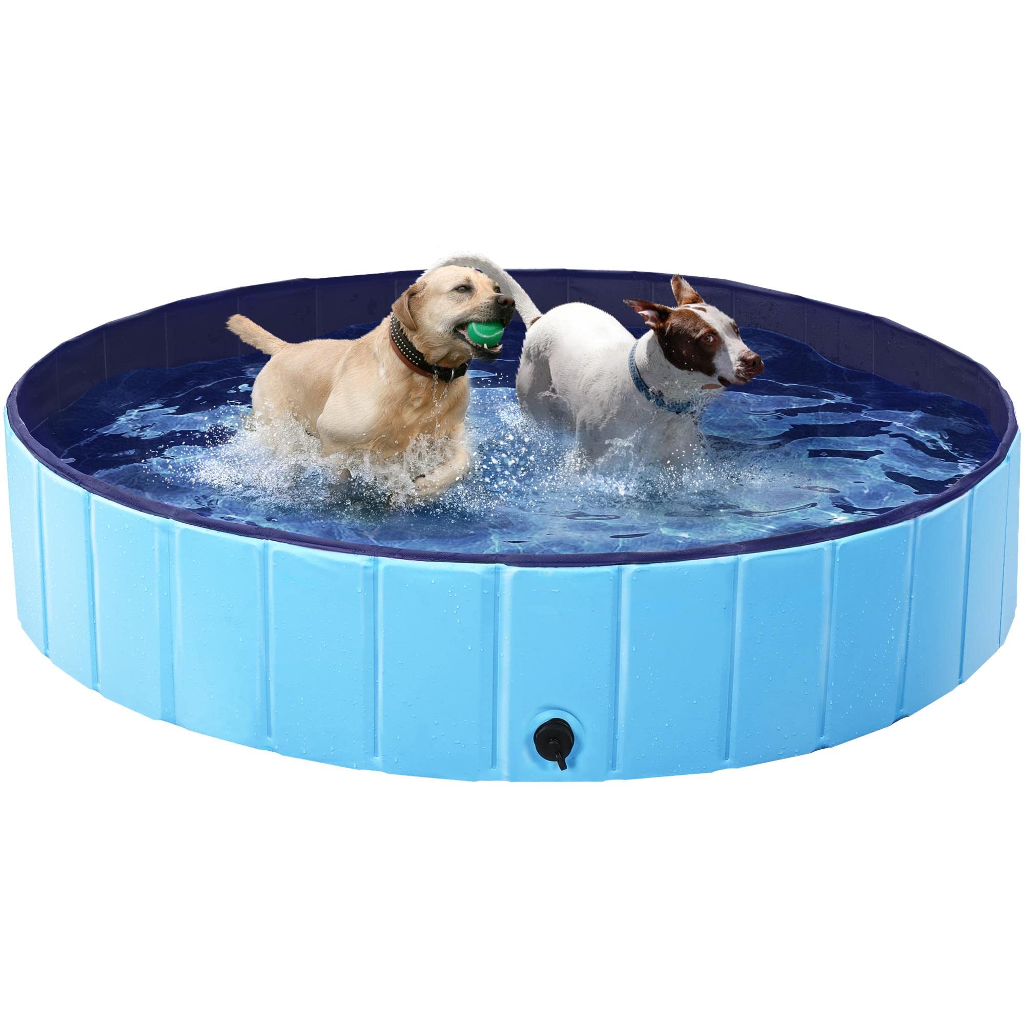 Foto 2 pulgar | Pet Pool Yaheetech De Plástico Duro Plegable Para Mascotas Grandes - Venta Internacional.
