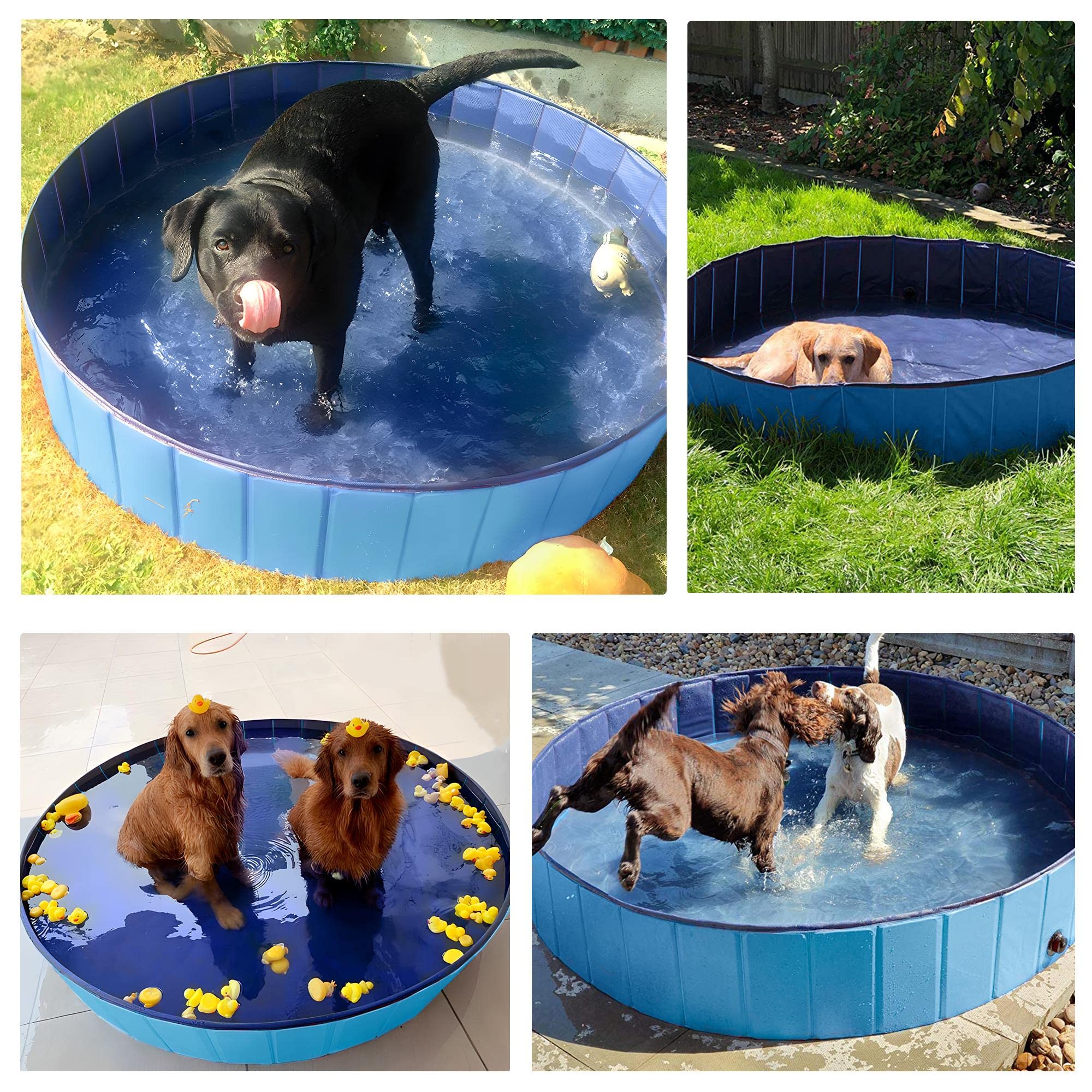 Foto 3 pulgar | Pet Pool Yaheetech De Plástico Duro Plegable Para Mascotas Grandes - Venta Internacional.