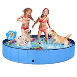 Dog Pool Jecoo, Plástico Duro Plegable Para Perros Grandes, Tamaño 3xl - Venta Internacional.