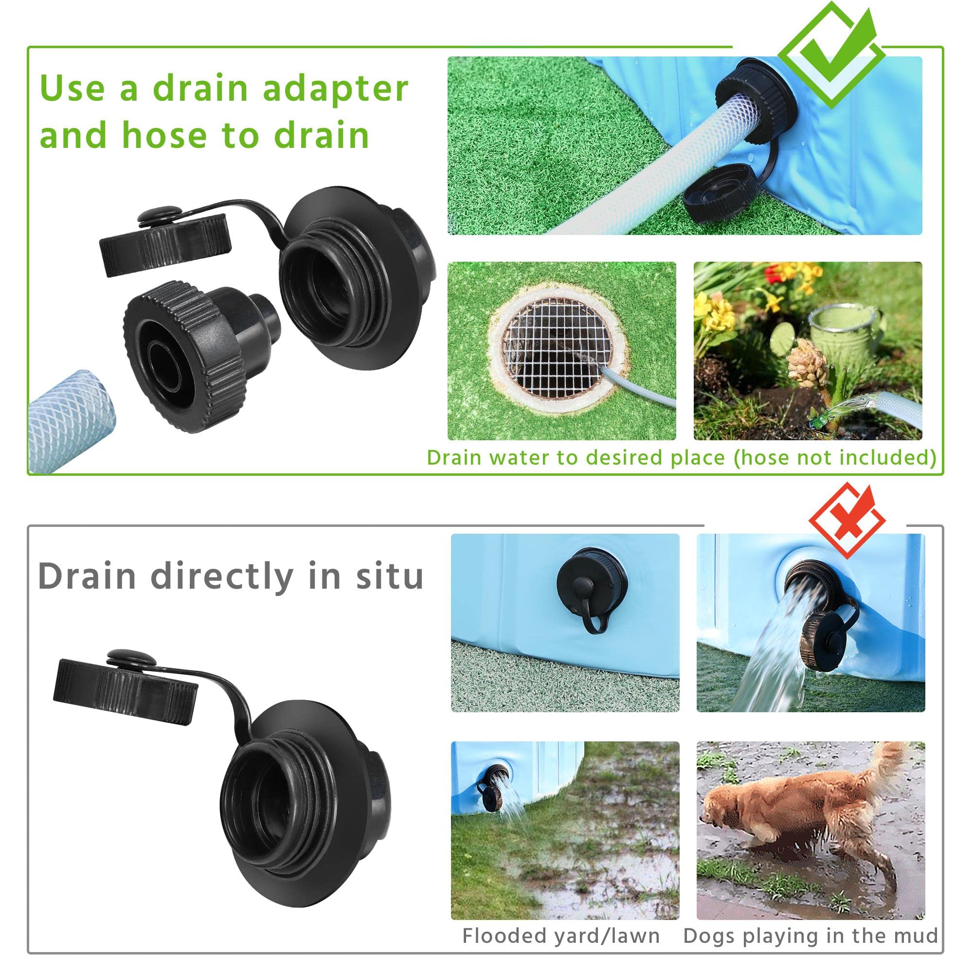 Foto 7 pulgar | Pato De Baño Para Mascotas Yaheetech, Plegable, Plástico Duro, Tamaño Xxl, Gris - Venta Internacional.