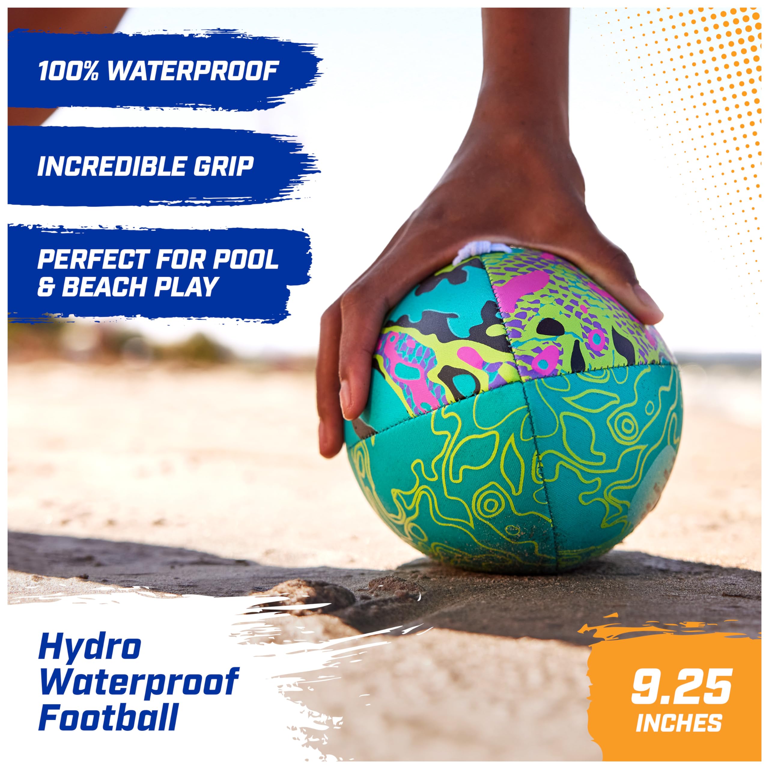 Foto 4 pulgar | Football Swimways Hydro A Prueba De Agua Para Adultos Y Niños - Venta Internacional.