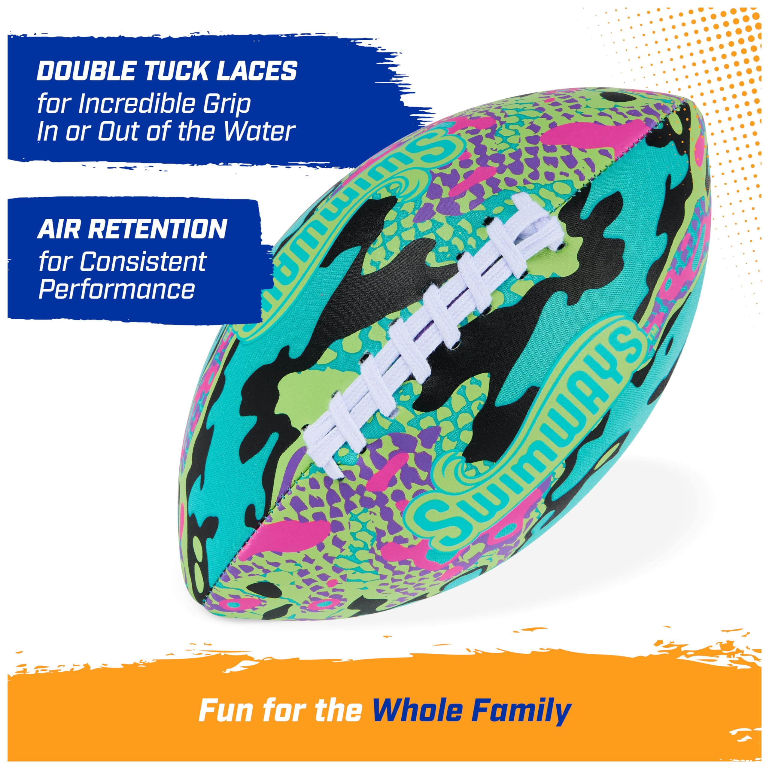 Foto 6 pulgar | Football Swimways Hydro A Prueba De Agua Para Adultos Y Niños - Venta Internacional.