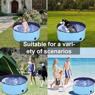 Foto 2 | Piscina Plegable Para Mascotas Tmbsfatn Piscina Para Perros - Venta Internacional.
