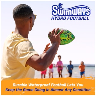 Foto 2 | Football Swimways Hydro Blue, Impermeable, 23,5 Cm, Para Niños Mayores De 5 Años - Venta Internacional.