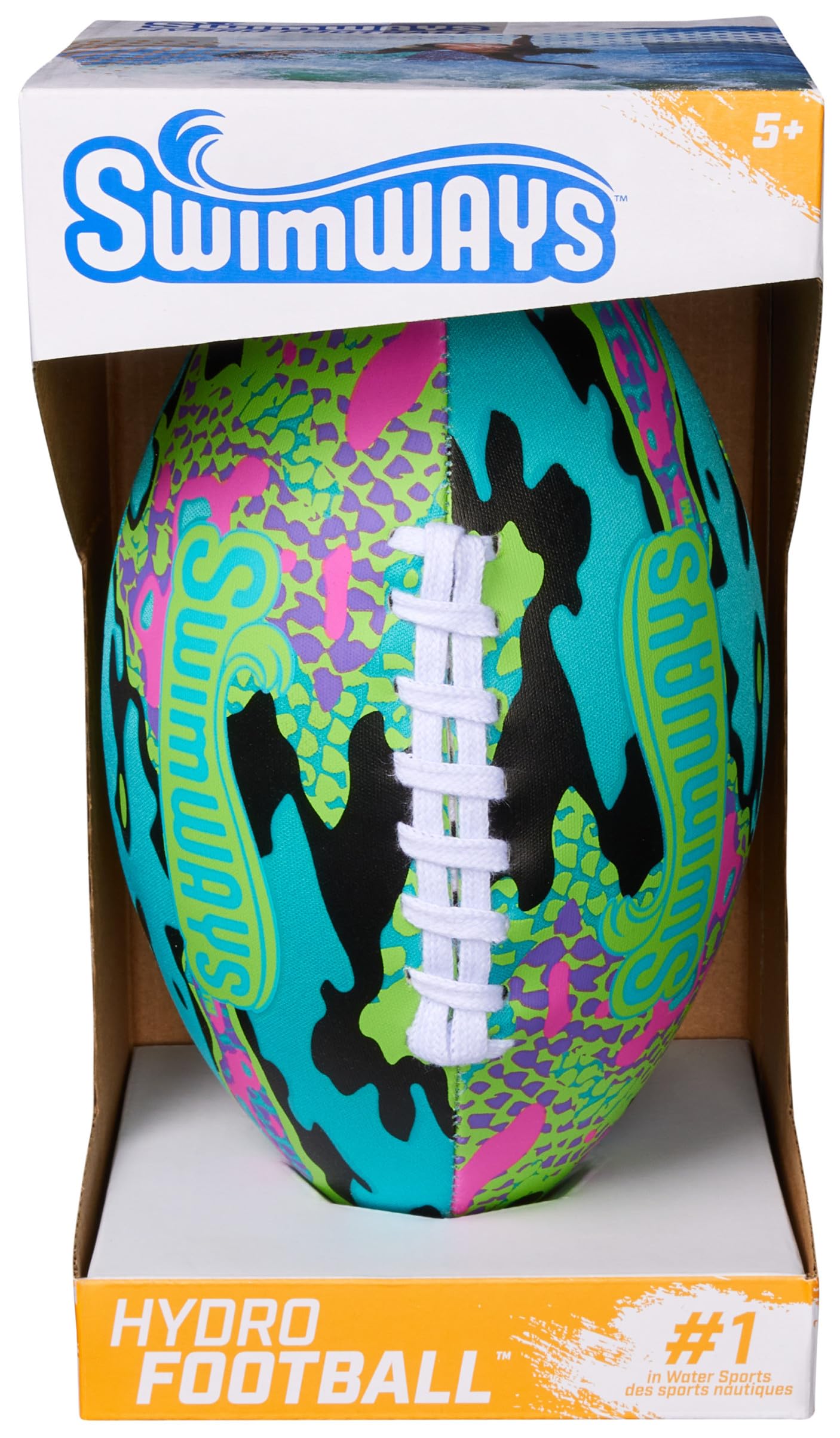 Foto 7 | Football Swimways Hydro Blue, Impermeable, 23,5 Cm, Para Niños Mayores De 5 Años - Venta Internacional.