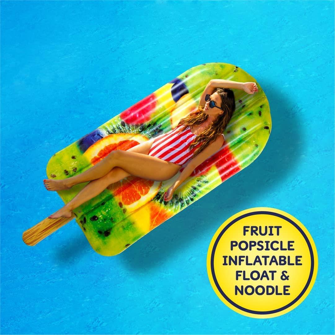 Foto 4 pulgar | Paleta De Frutas Piscina Inflable Tubo Flotante Y Fideos 2 En 1 - Venta Internacional.
